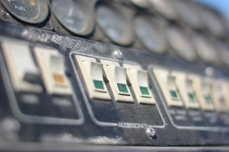 Upgraded electrical service panel