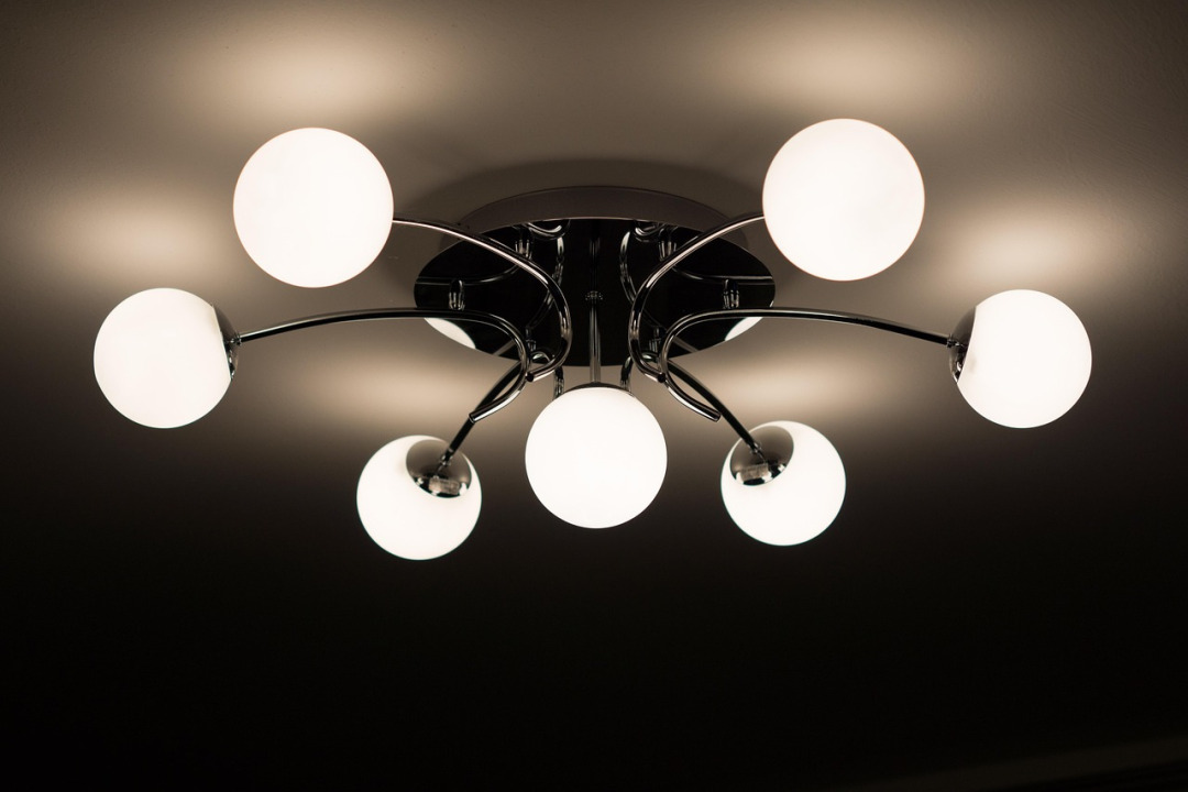 LED recessed lighting installed